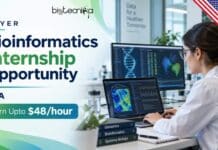 Bioinformatics Internship Opportunity at Bayer in the USA | Apply & Earn Upto $48/hour Bioinformatics Internship Opportunity at Bayer in the USA | Apply Now