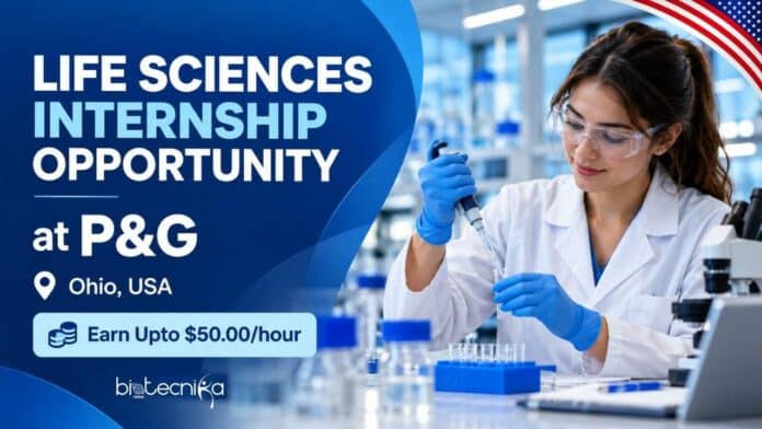 P&G Internship in Ohio, USA | Apply Now