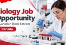 Biology Job Opportunity at Canadian Blood Services in Canada | Apply Now Regulatory Affairs Associate Job at Canadian Blood Services | Apply Now