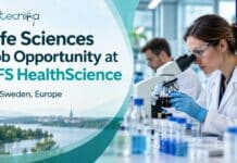 Life Sciences Job Opportunity at TFS HealthScience in Sweden, Europe | Apply Now Project Management Associate Job at TFS HealthScience | Apply now