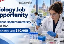 Biology Job Opportunity at Johns Hopkins University in the USA | With Salary Upto $40,000 Research Technologist Jobs at Johns Hopkins University | Apply Now