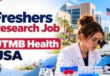 Freshers Research Job at UTMB Health, USA | Life Sciences Candidates, Apply Online Freshers Research Job at UTMB Health, USA. Life Sciences Candidates. Review duties, eligibility and apply online.