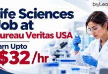 Life Sciences Job at Bureau Veritas USA | Apply Online For Lab Technician Role and Earn Upto $32 /hr Life Sciences Job at Bureau Veritas. Apply Online For Lab Technician Role and Earn Upto $32 /hr. Job Opportunity in the USA.