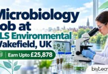 Microbiology Job at ALS Environmental Wakefield, UK | Apply Online & Earn Upto £25,878 Microbiology Job at ALS Environmental Wakefield, UK. Apply Online & Earn Upto £25,878. Handle QMS sample processing and on-call shifts.