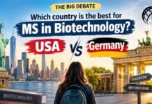 Which is the Best Country for an MS in Biotechnology – USA or Germany? USA or Germany for an MS in Biotechnology? Compare the possibilities, pick your side, and join the debate. What’s your choice?
