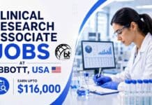 Clinical Research Associate Jobs at Abbott, USA | Life Sciences Candidates Apply Now & Earn Upto $116,000 Clinical Research Associate Jobs at Abbott in Alameda, USA: review eligibility, duties, salary upto $116,000, and apply online.