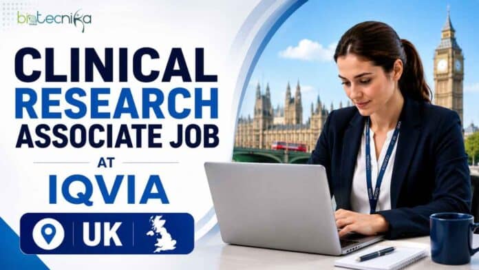 IQVIA Clinical Research Associate vacancy in Reading, UK. Review oncology monitoring duties, eligibility, and apply online now.