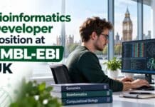 Bioinformatics Developer Job at EMBL-EBI, UK | Biology Candidates, Apply Online and Earn Upto £3,861.91 Apply for the Bioinformatics Developer Job at EMBL-EBI in Hinxton, UK. Biological sciences candidates apply and Earn Upto £3,861.91.