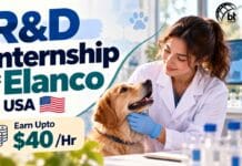 R&D Internship at Elanco, USA | Life Sciences Candidates, Apply Online and Earn Upto $40 /hr Elanco R&D Internship in Indianapolis: apply for a 2027 laboratory role offering hands-on animal-health research and earn upto $40 per hour.