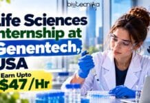 Life Sciences Internship at Genentech USA | Apply Now and Earn Upto $47 /Hr Life Sciences Internship at Genentech USA. Apply for the 2027 Bioassay technical development role, with pay of upto $47 per hour.